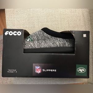 FOCO Jets NFL thermal slippers